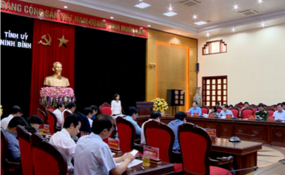Hội nghị Ban Chấp h&agrave;nh Đảng bộ tỉnh