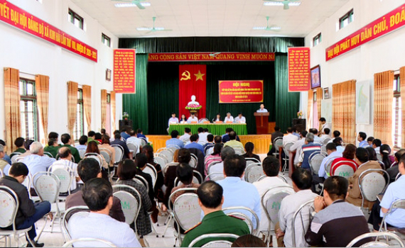 Đại biểu HĐND tỉnh tiếp x&uacute;c cử tri huyện Kim Sơn