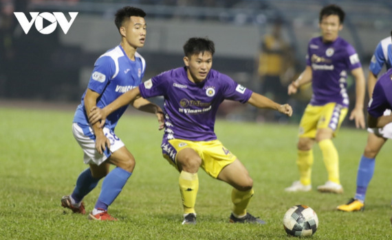 H&agrave; Nội FC d&ugrave;ng đội h&igrave;nh 12 cầu thủ đ&aacute; V-League dự giải U21 Quốc gia