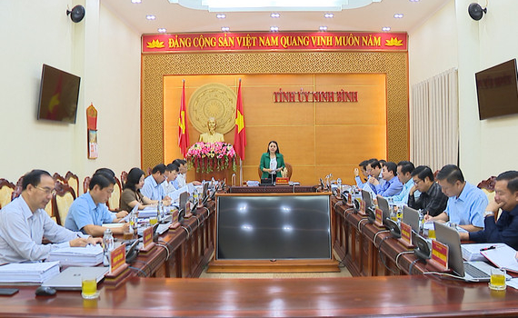 Hội nghị Ban Thường vụ Tỉnh ủy