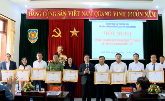 Hội nghị tổng kết 5 năm thực hiện Đề &aacute;n 07 về phổ biến, gi&aacute;o dục ph&aacute;p luật