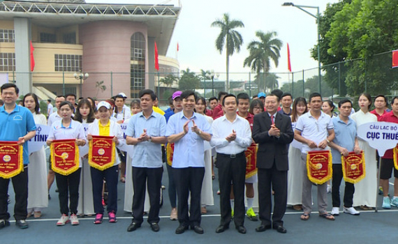 Khai mạc giải quần vợt tỉnh Ninh B&igrave;nh lần thứ XIV năm 2020