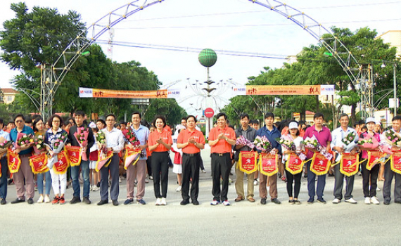 Ninh B&igrave;nh ph&aacute;t động ng&agrave;y chạy Olympic v&agrave; Khai mạc giải việt d&atilde; x&atilde;, phường, thị trấn năm 2020