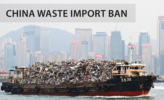Trung Quốc sẽ cấm nhập tất cả c&aacute;c loại r&aacute;c thải từ đầu năm 2021