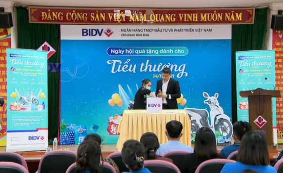 BIDV Ninh B&igrave;nh triển khai g&oacute;i sản phẩm ưu đ&atilde;i d&agrave;nh cho tiểu thương