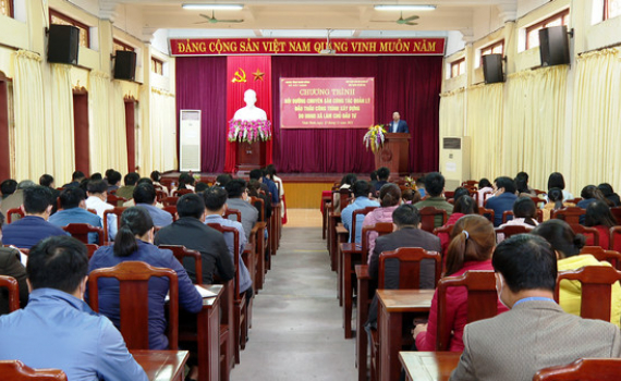 Bồi dưỡng c&ocirc;ng t&aacute;c quản l&yacute; đấu thầu c&ocirc;ng tr&igrave;nh x&acirc;y dựng