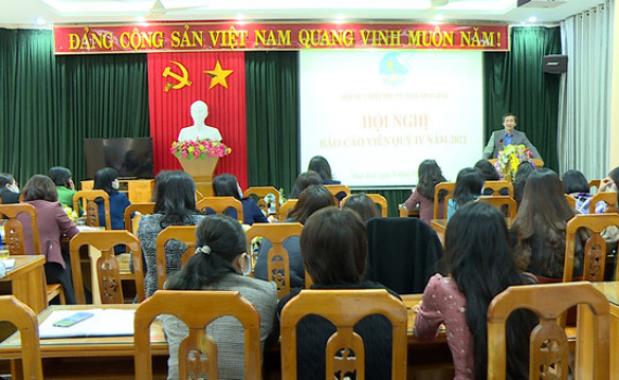 Hội LHPN tỉnh tổ chức Hội nghị b&aacute;o c&aacute;o vi&ecirc;n qu&yacute; IV năm 2021