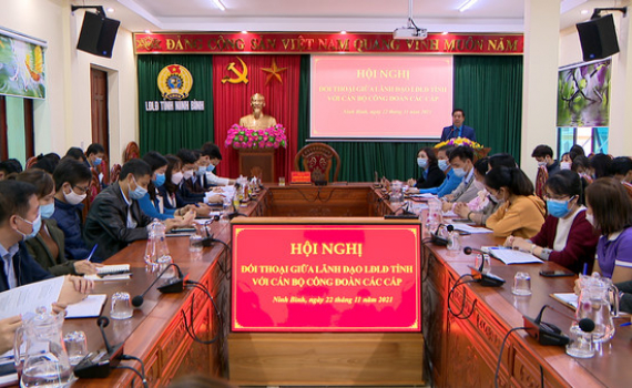 LĐLĐ tỉnh đối thoại với c&aacute;n bộ c&ocirc;ng đo&agrave;n c&aacute;c cấp
