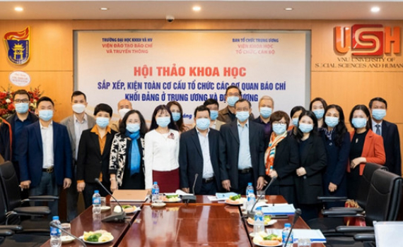 Sắp xếp, kiện to&agrave;n cơ cấu tổ chức c&aacute;c cơ quan b&aacute;o ch&iacute; khối Đảng ở trung ương v&agrave; địa phương