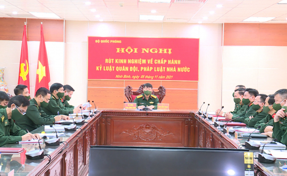 Bộ Quốc ph&ograve;ng r&uacute;t kinh nghiệm về chấp h&agrave;nh kỷ luật Qu&acirc;n đội, ph&aacute;p luật Nh&agrave; nước