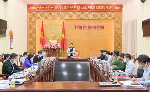 Hội nghị Ban Thường vụ Tỉnh ủy ng&agrave;y 16/11/2021