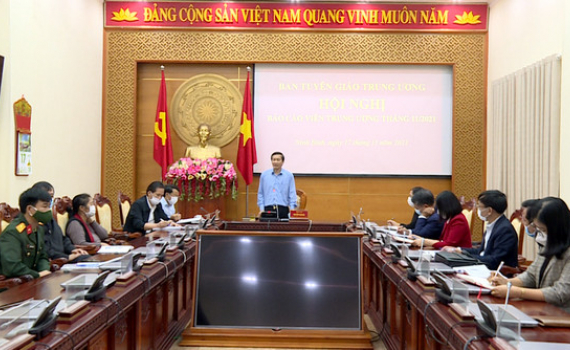 Hội nghị b&aacute;o c&aacute;o vi&ecirc;n trung ương th&aacute;ng 11/2021