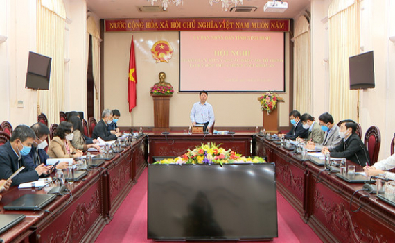 Hội nghị tham gia &yacute; kiến v&agrave;o một số nội dung tr&igrave;nh Kỳ họp thứ 4, HĐND tỉnh kh&oacute;a XV