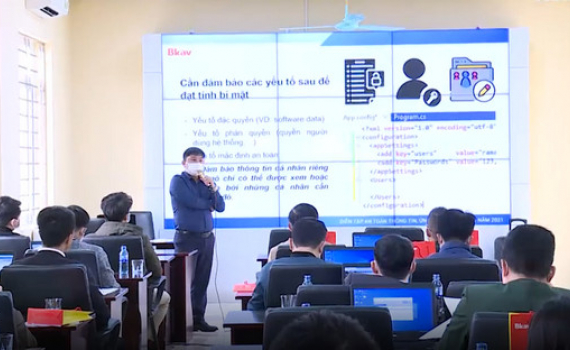 Đ&agrave;o tạo, diễn tập đảm bảo an to&agrave;n, an ninh th&ocirc;ng tin mạng