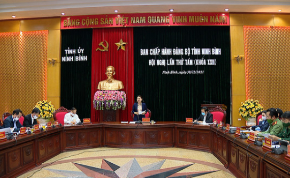 Hội nghị lần thứ T&aacute;m, Ban Chấp h&agrave;nh Đảng bộ tỉnh Ninh B&igrave;nh kh&oacute;a XXII