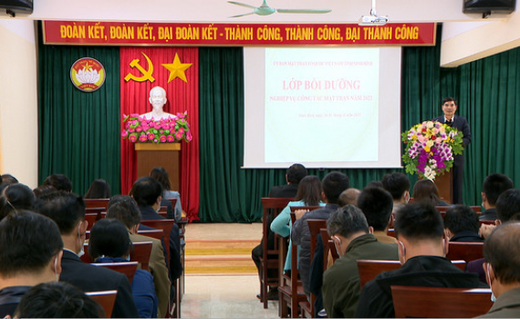 Bồi dưỡng nghiệp vụ c&ocirc;ng t&aacute;c Mặt trận năm 2021