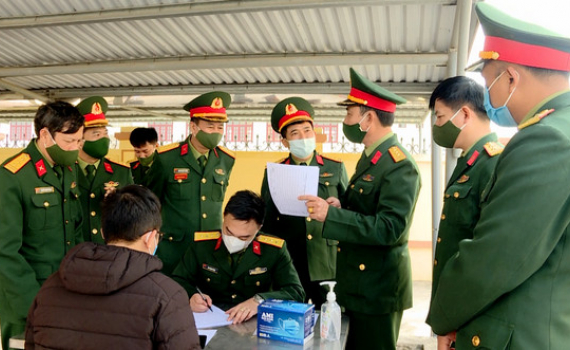 Qu&acirc;n khu 3 kiểm tra c&ocirc;ng t&aacute;c tuyển chọn v&agrave; gọi c&ocirc;ng d&acirc;n nhập ngũ năm 2022 tại Ninh B&igrave;nh