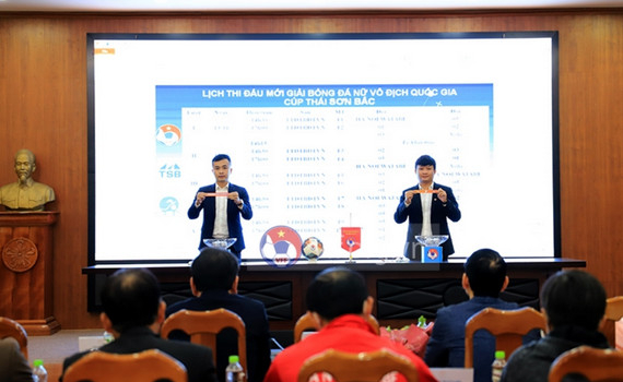 Lịch thi đấu Giải b&oacute;ng đ&aacute; nữ V&ocirc; địch Quốc gia - C&uacute;p Th&aacute;i Sơn Bắc 2021