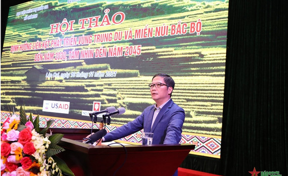 Hội thảo khoa học v&ecirc;̀ định hướng li&ecirc;n kết ph&aacute;t triển v&ugrave;ng Trung du v&agrave; miền n&uacute;i Bắc Bộ đến năm 2030