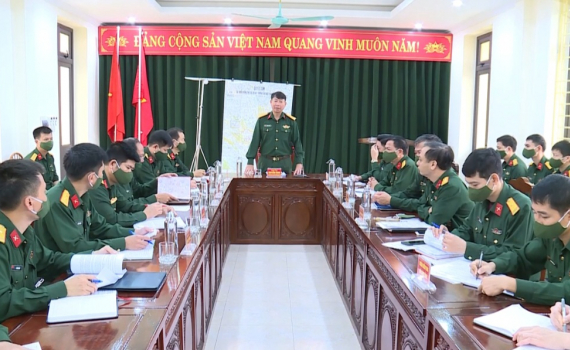Bộ CHQS tỉnh kiểm tra việc thực hiện nhiệm vụ quốc ph&ograve;ng, qu&acirc;n sự