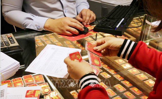 Gi&aacute; v&agrave;ng SJC chiều 30-11 trong nước tăng nhẹ
