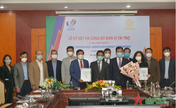 SEA Games 31 c&oacute; hai nh&agrave; t&agrave;i trợ đầu ti&ecirc;n