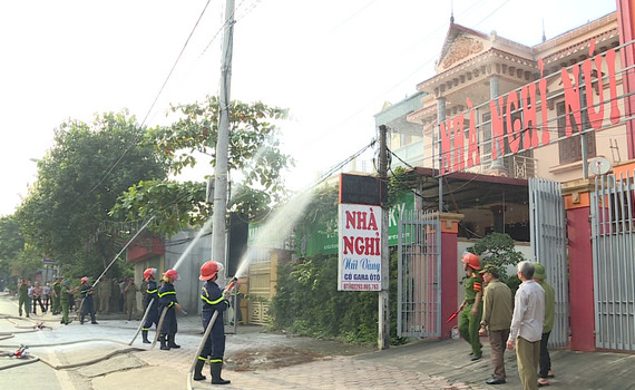 Tam Điệp n&acirc;ng cao &yacute; thức người d&acirc;n trong ph&ograve;ng ch&aacute;y, chữa ch&aacute;y