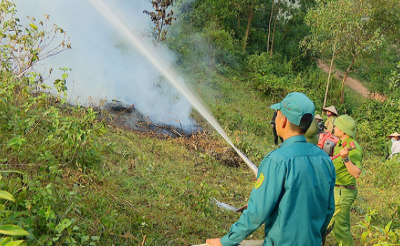 Nho Quan chủ động ph&ograve;ng chống ch&aacute;y rừng m&ugrave;a hanh kh&ocirc;