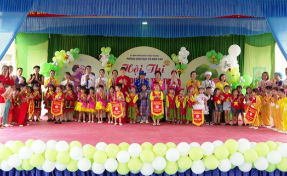 Ph&ograve;ng Gi&aacute;o dục v&agrave; Đ&agrave;o tạo huyện Y&ecirc;n M&ocirc; tổ chức hội thi &ldquo;Dinh dưỡng trẻ thơ&rdquo;