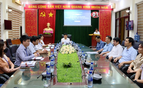 Khai giảng lớp bồi dưỡng c&aacute;n bộ nguồn tr&ecirc;n Nền tảng học trực tuyến mở