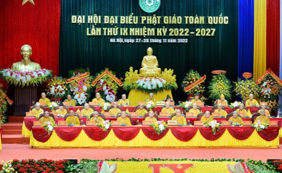Đại hội đại biểu Phật gi&aacute;o to&agrave;n quốc lần thứ IX khai mạc trọng thể