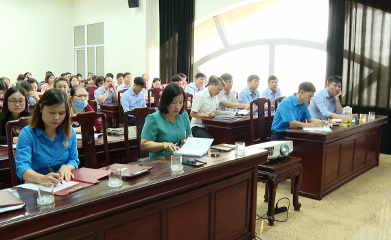 C&ocirc;ng đo&agrave;n vi&ecirc;n chức tỉnh tập huấn c&ocirc;ng t&aacute;c Đại hội c&ocirc;ng đo&agrave;n cấp cơ sở