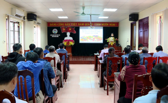 Tập huấn về chế biến ATVSTP v&agrave; Thương mại điện tử