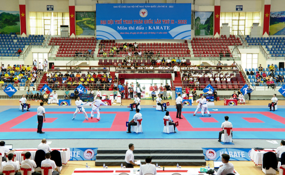 Ng&agrave;y thi đấu thứ 3 m&ocirc;n Karate Đại hội Thể thao to&agrave;n quốc