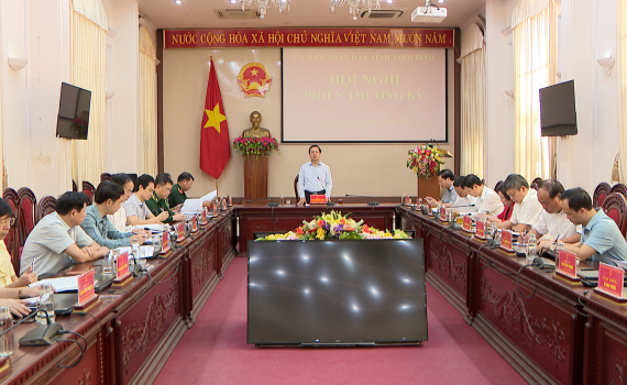 Hội nghị UBND tỉnh phi&ecirc;n thường kỳ th&aacute;ng 11/2022
