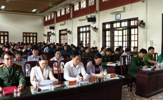 Gia Viễn, Y&ecirc;n Kh&aacute;nh, Y&ecirc;n M&ocirc; triển khai nhiệm vụ quốc ph&ograve;ng, qu&acirc;n sự địa phương năm 2023