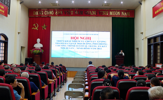 Th&agrave;nh phố Ninh B&igrave;nh triển khai nhiệm vụ cho lực lượng tham gia Festival