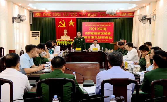 Sơ kết thực hiện quy chế phối hợp c&ocirc;ng t&aacute;c kiểm tra, gi&aacute;m s&aacute;t năm 2022