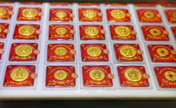 Gi&aacute; v&agrave;ng giảm nhẹ
