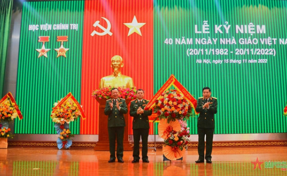 Học viện Ch&iacute;nh trị tổ chức Lễ kỷ niệm 40 năm Ng&agrave;y Nh&agrave; gi&aacute;o Việt Nam