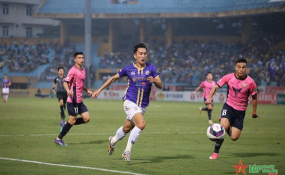H&agrave; Nội FC v&ocirc; địch giải V-League 2022
