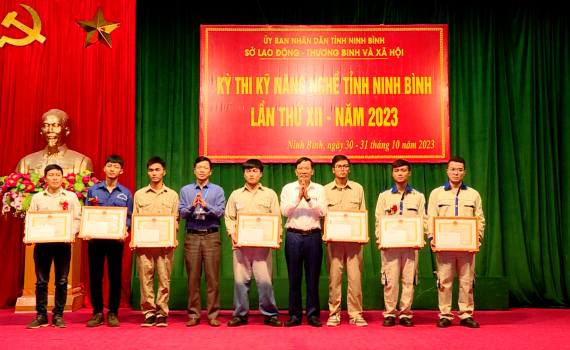 Kỳ thi Kỹ năng nghề tỉnh Ninh B&igrave;nh lần thứ XII năm 2023