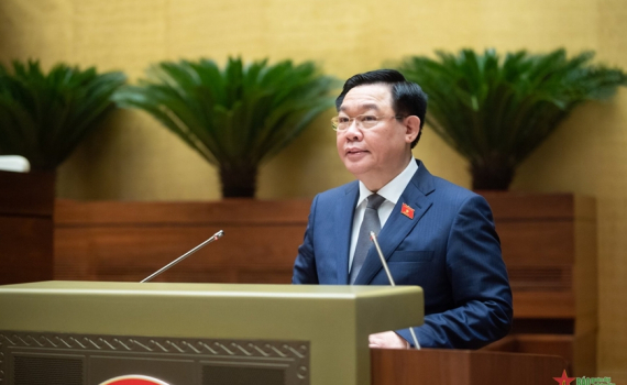 Chủ tịch Quốc hội Vương Đ&igrave;nh Huệ: Chất vấn l&agrave; kh&acirc;u then chốt n&acirc;ng cao hiệu lực, hiệu quả hoạt động của Quốc hội