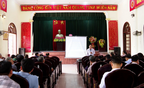 Tập huấn ứng dụng chuyển đổi số cho c&aacute;c HTX khu vực miền n&uacute;i huyện Nho Quan