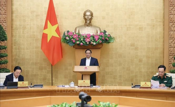 Thủ tướng Phạm Minh Ch&iacute;nh chủ tr&igrave; Phi&ecirc;n họp Ch&iacute;nh phủ chuy&ecirc;n đề x&acirc;y dựng ph&aacute;p luật th&aacute;ng 11-2023