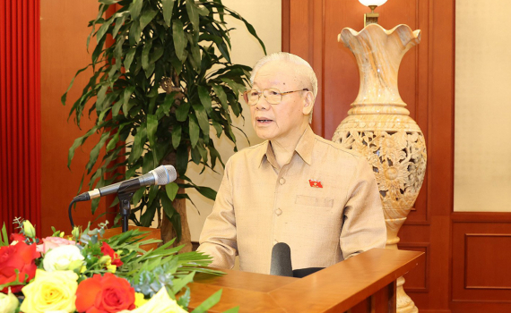 Tổng B&iacute; thư Nguyễn Ph&uacute; Trọng: Học tập v&agrave; l&agrave;m theo gắn với tr&aacute;ch nhiệm n&ecirc;u gương - chủ trương chiến lược, cơ bản, l&acirc;u d&agrave;i để x&acirc;y dựng, chỉnh đốn Đảng ta