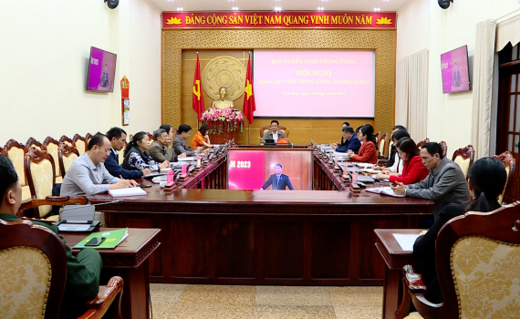 Hội nghị b&aacute;o c&aacute;o vi&ecirc;n Trung ương th&aacute;ng 11/2023
