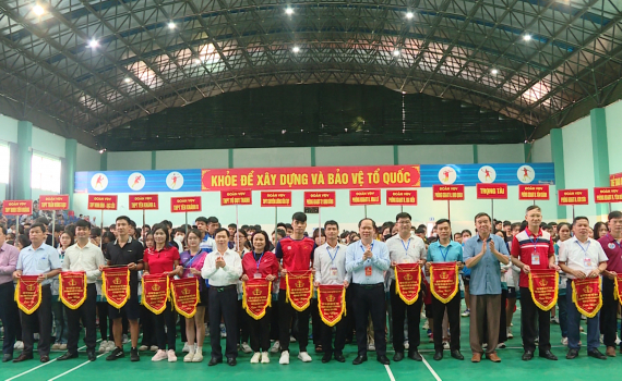 Khai mạc Hội thi Thể dục thể thao học sinh Tiểu học v&agrave; Trung học, năm học 2023 - 2024