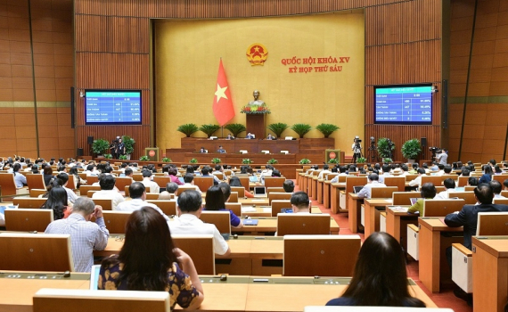 Quốc hội quyết nghị GDP năm 2024 đạt 6,0 - 6,5%; GDP b&igrave;nh qu&acirc;n đầu người đạt khoảng 4.730 USD