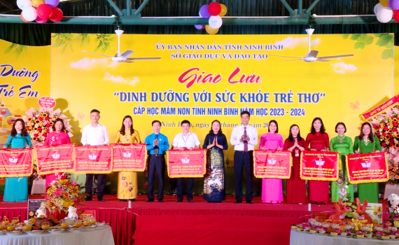 Giao lưu &ldquo;Dinh dưỡng với sức khỏe trẻ thơ&rdquo; cấp học Mầm non